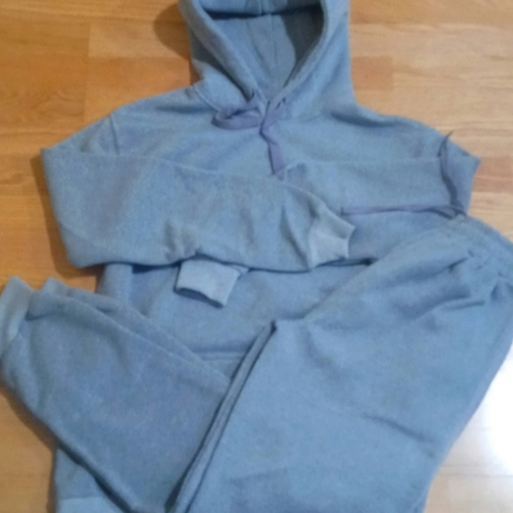 2 Piece Heavy Sweatsuit Joggers/Pullover Hoodie Sweathshirt size XXXL